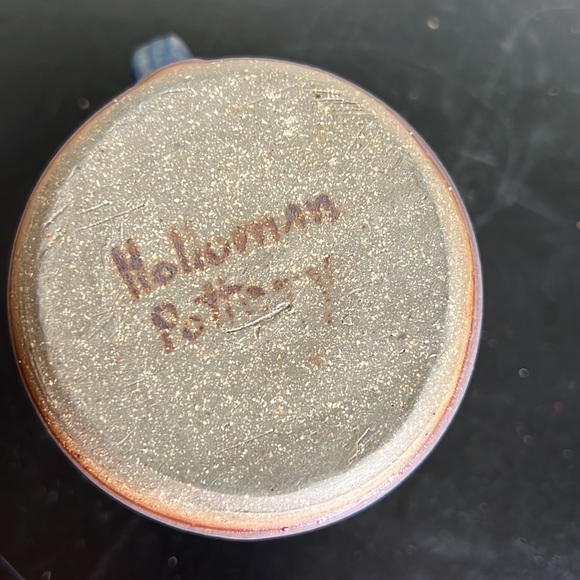 Pottery Ceramic Creamer Small Pitcher Handmade Holloman Pottery - Picture 7 of 8